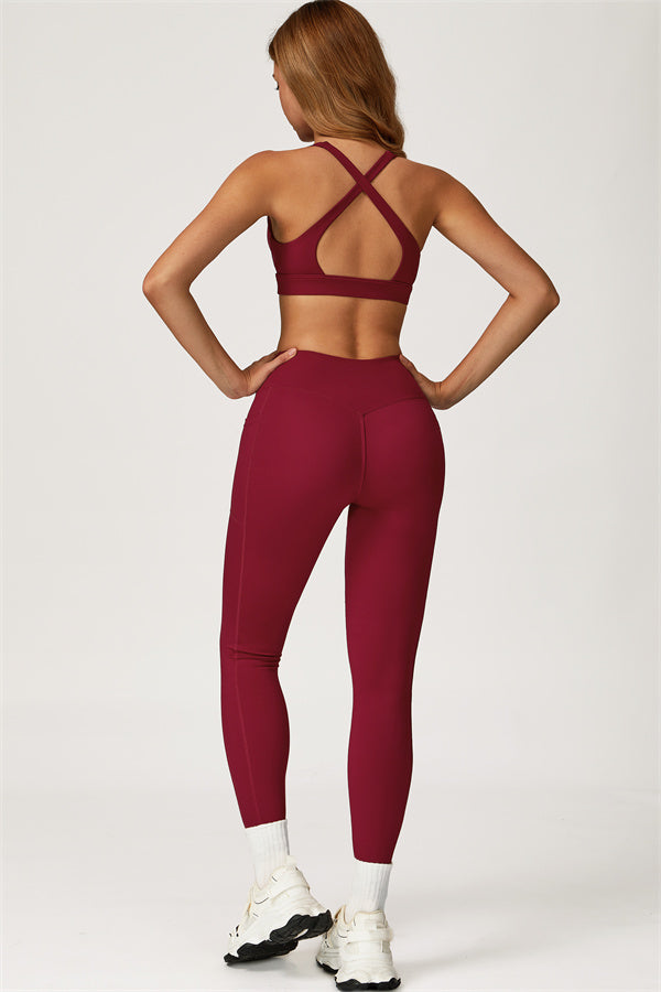 The Glacier Sports Bra Leggings 2-Piece Set