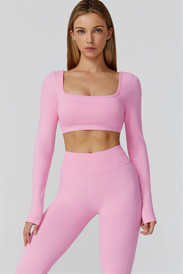The Reign Long Sleeve Crop Top
