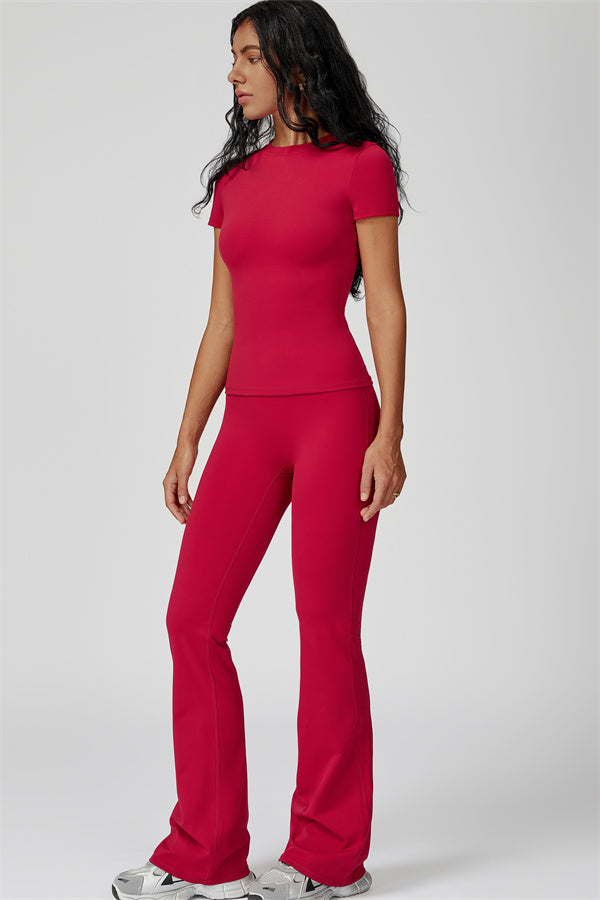 The Oasis T-shirt Flared Leggings 2-Piece Set