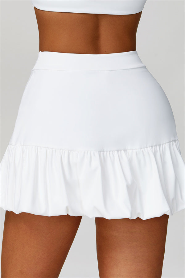 The Luster Sports Bra Tennis Skirt 2-Piece Set