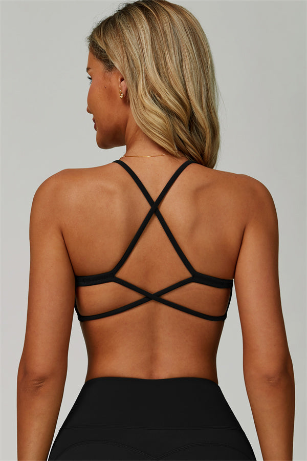 The Bold Cross Back Sports Bra Leggings 2-Piece Set