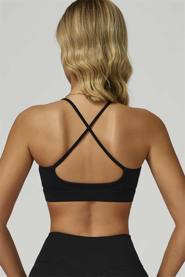 The Flourish Sports Bra Black