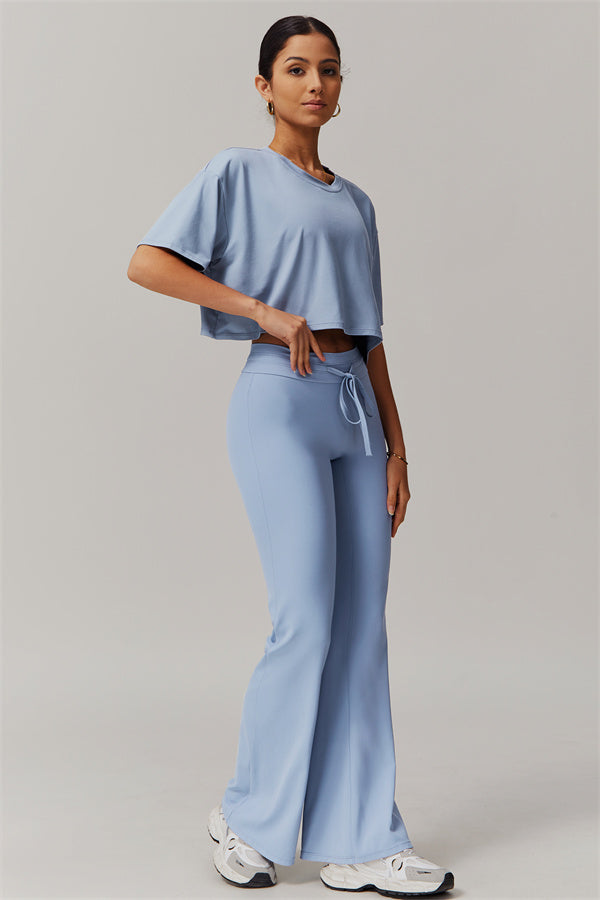 The Resonate T-shirt Flared Leggings 2-Piece Set