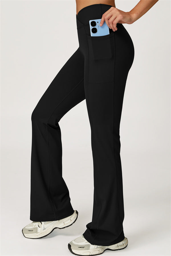 The Glacier Crop Tank Flared Leggings 2-Piece Set