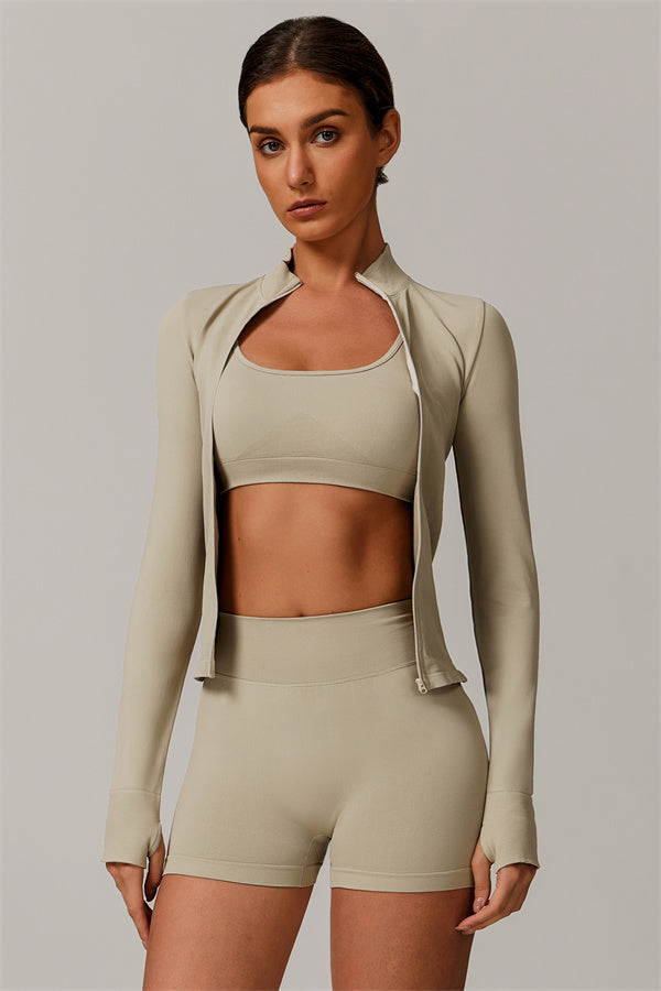 The Nova Luxe Jacket Shorts 2-Piece Set