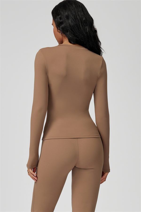The Oasis Long Sleeve T-shirt Flared Leggings 2-Piece Set