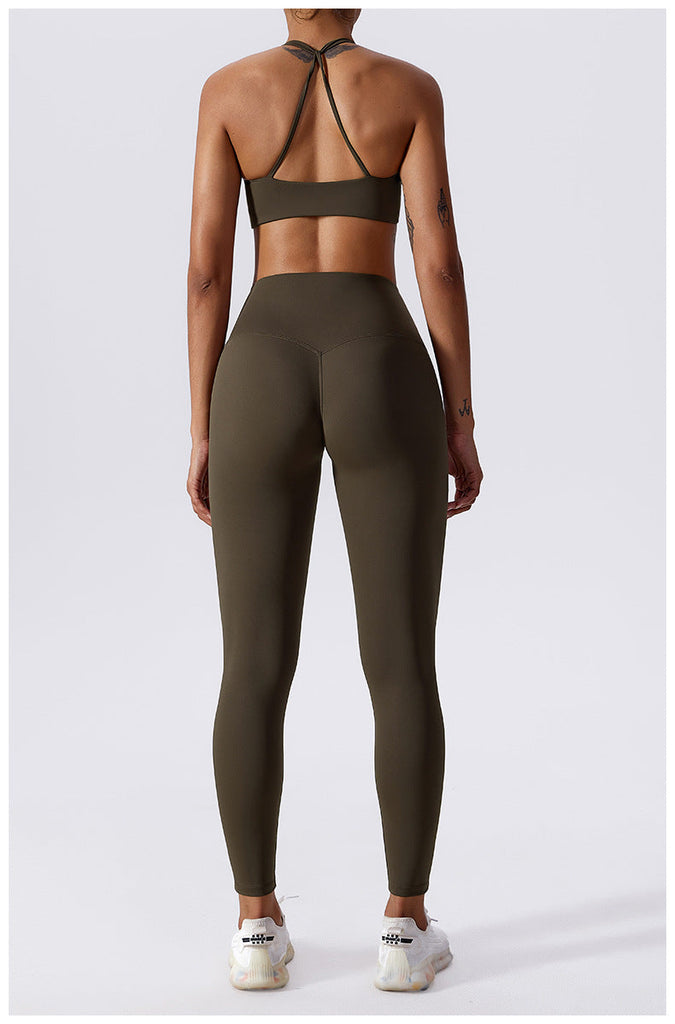 Ibiza Twist Bra Top & Leggings Set