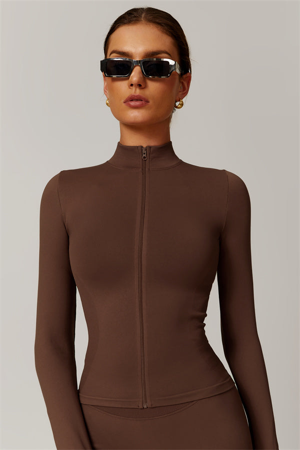 The Nova Luxe Jacket Taupe