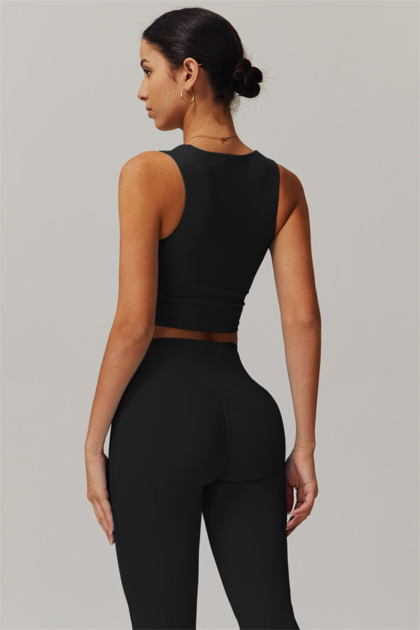 The Balance Crop Top Flares 2-Piece Set