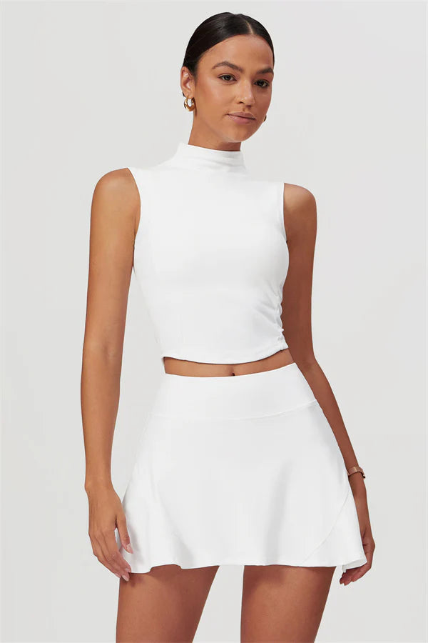 Stephanie Crop Top & Skort Set