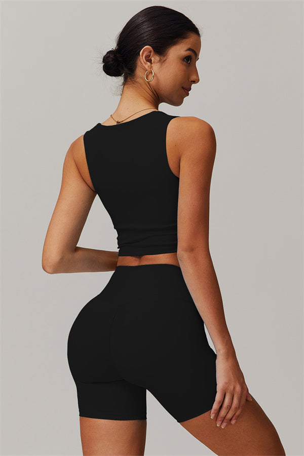 The Balance Crop Top Shorts 2-Piece Set