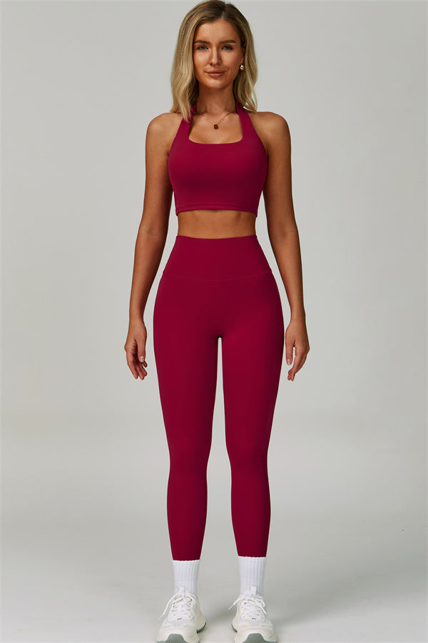 The Seraphine Halter Crop Top