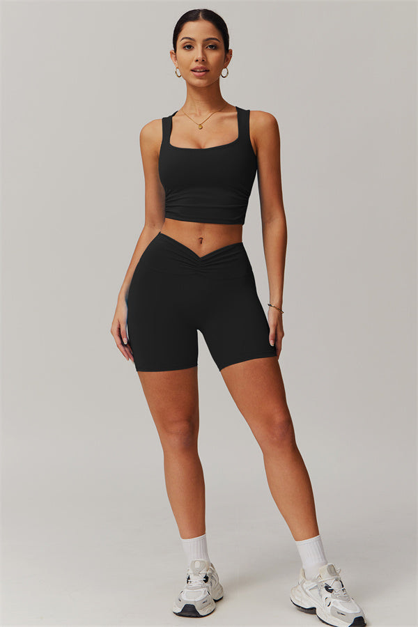 The Balance Crop Top Shorts 2-Piece Set