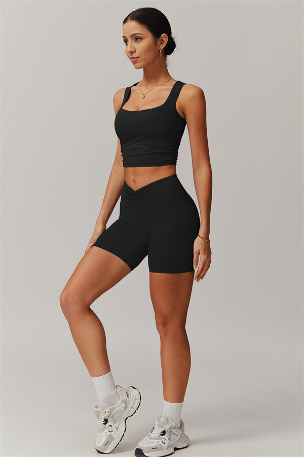 The Balance Crop Top Shorts 2-Piece Set