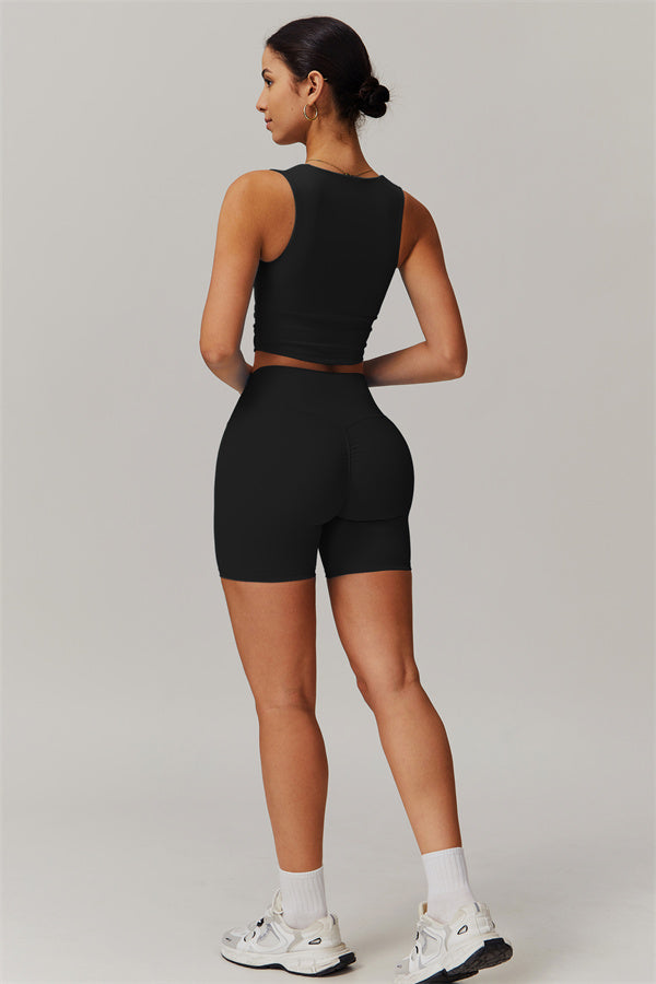 The Balance Crop Top Shorts 2-Piece Set