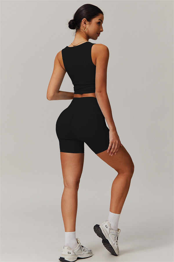The Balance Crop Top Shorts 2-Piece Set