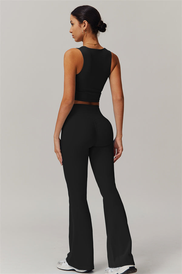 The Balance Crop Top Flares 2-Piece Set