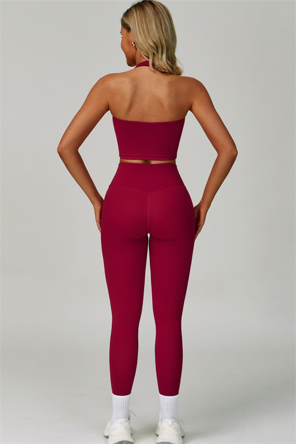 The Seraphine Halter Crop Top