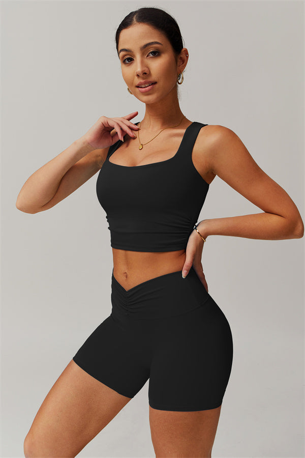 The Balance Crop Top Shorts 2-Piece Set