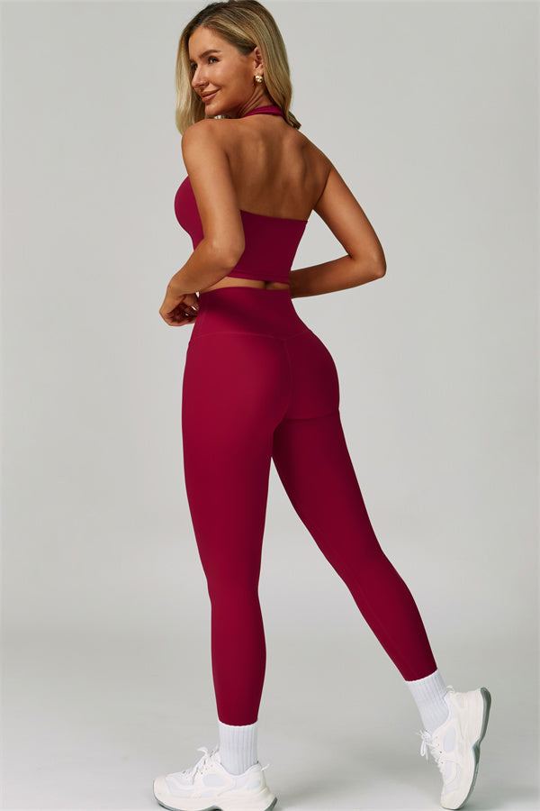 The Seraphine Halter Crop Top