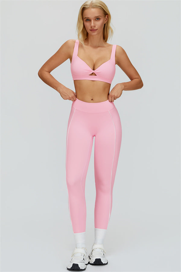 The Whisper Sports Bra Leggings 2-Piece Set Vanilla