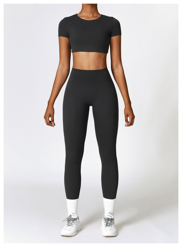 Butter T-Sleeve Crop Top