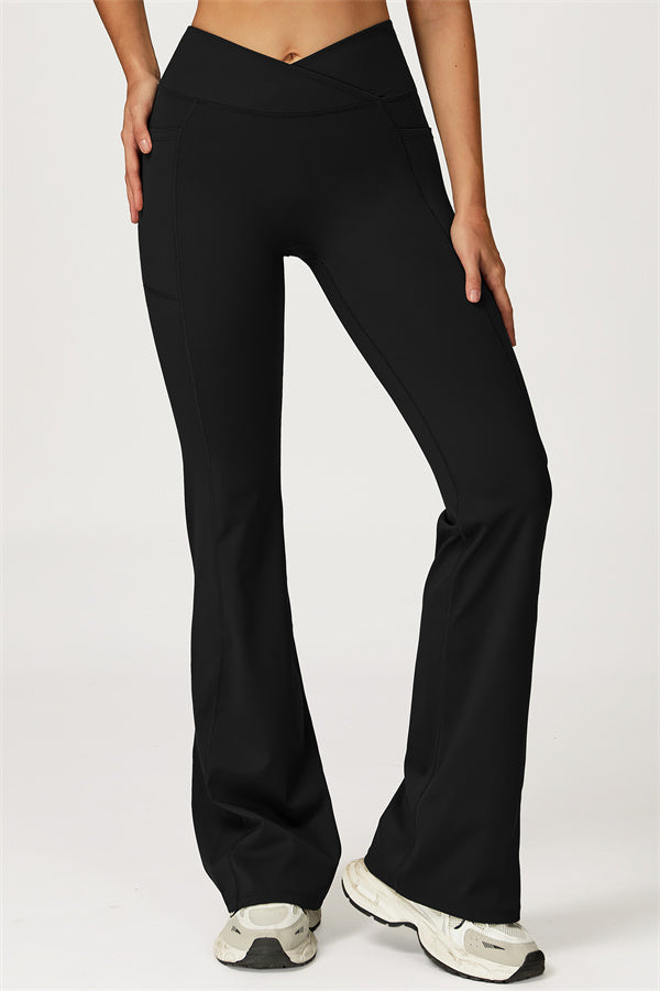 The Glacier Crop Tank Flared Leggings 2-Piece Set