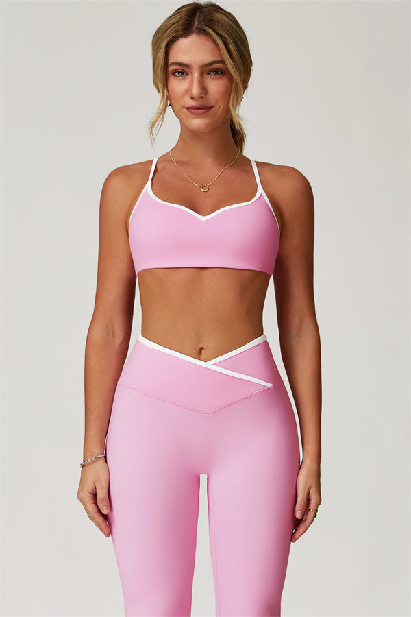 The Aiko Sports Bra Flared Leggings 2-Piece Set