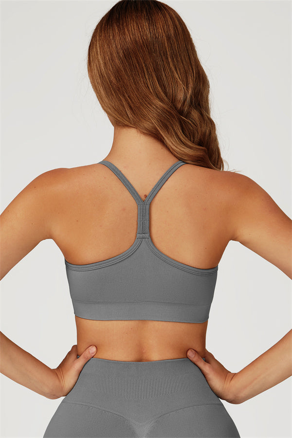 The Sculpt Sports Bra Shuttle Grey
