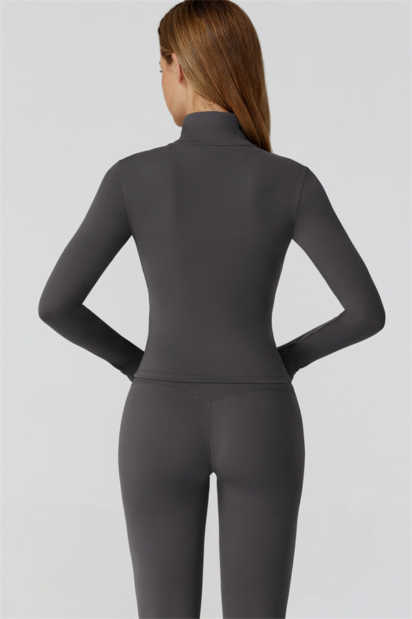 The Venus Zip Longsleeve Top