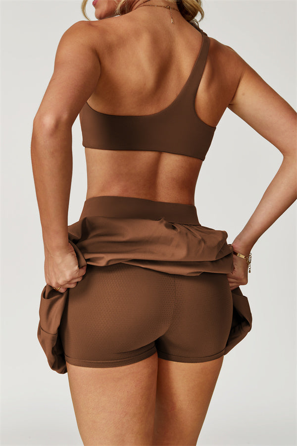 The Blooming Sports Bra Tennis Skirt 2-Piece Set