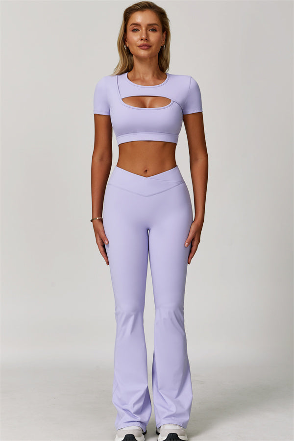 The Lavish Cut-out Crop Top