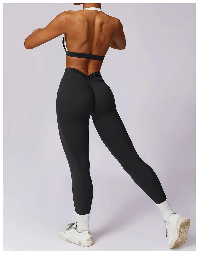 Noelle Contrast Top & Leggings Set
