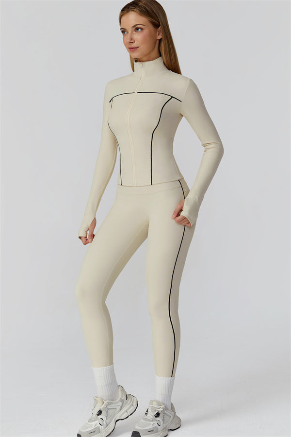 The Venus Zip Longsleeve Top
