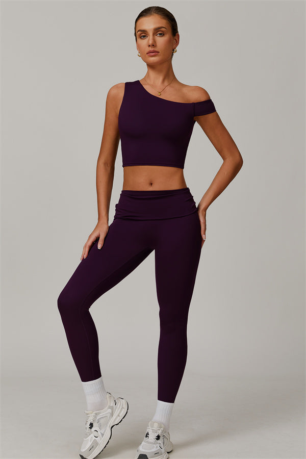 The Pearl Crop Top Leggings 2-Piece Set