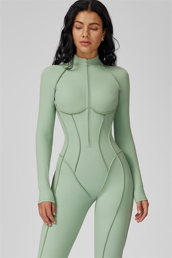 The Anew Zipper Jumpsuit Mercury