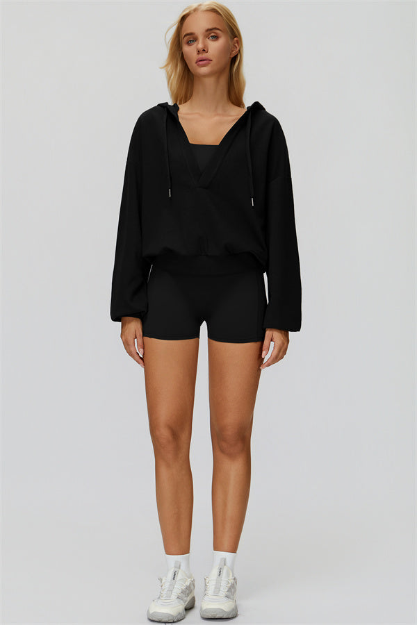 The Fyra V-Neck Hoodie