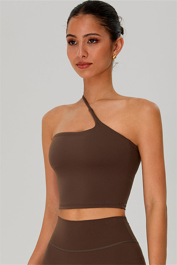 The Jewel One-Shoulder Crop Top