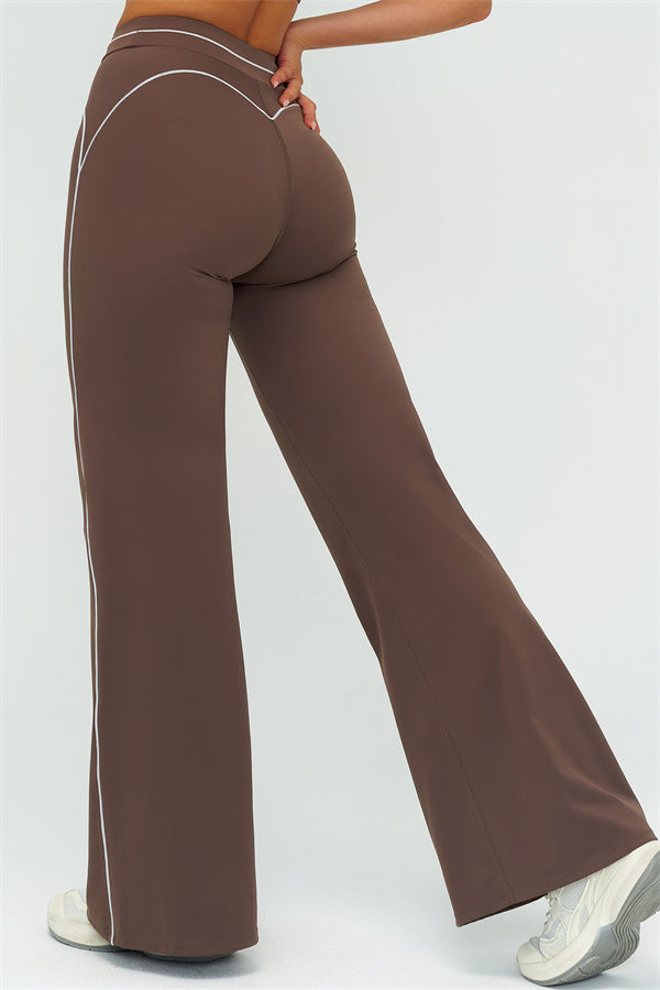 The Amara Flared Leggings Roman Brown