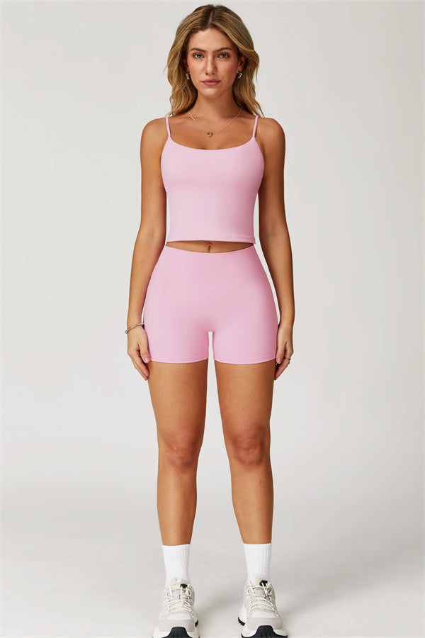 The Agile Crop Top Shorts 2-Piece Set