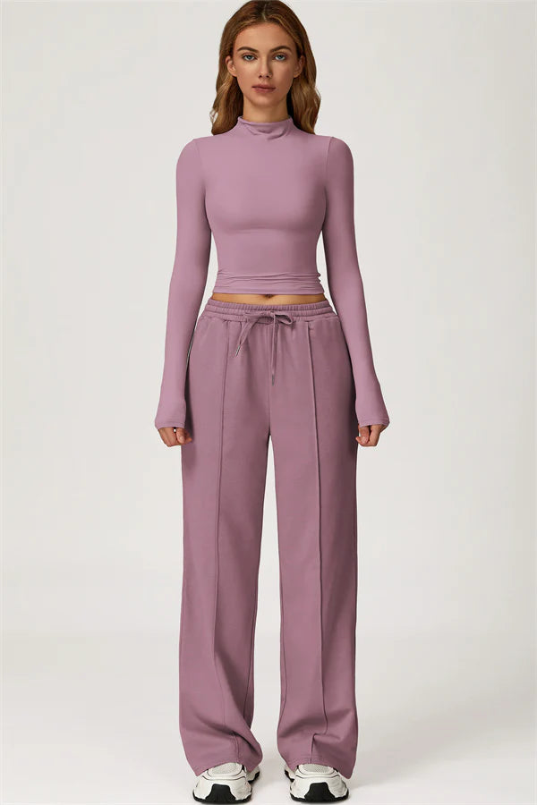 The Motion Crop Top Sweatpants 2-Piece Set