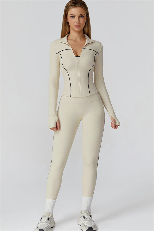 The Venus Zip Longsleeve Top
