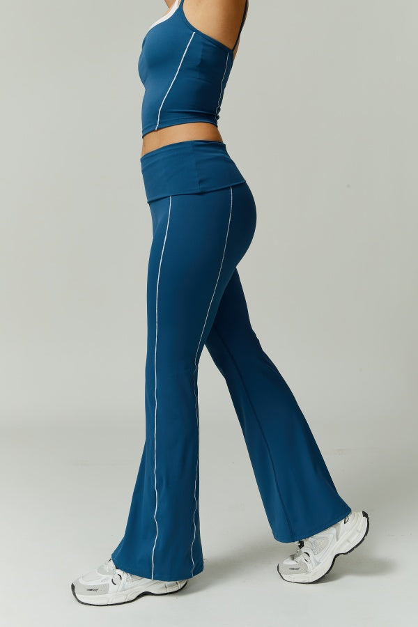 The Radiant Crop Top Flares 2-Piece Set