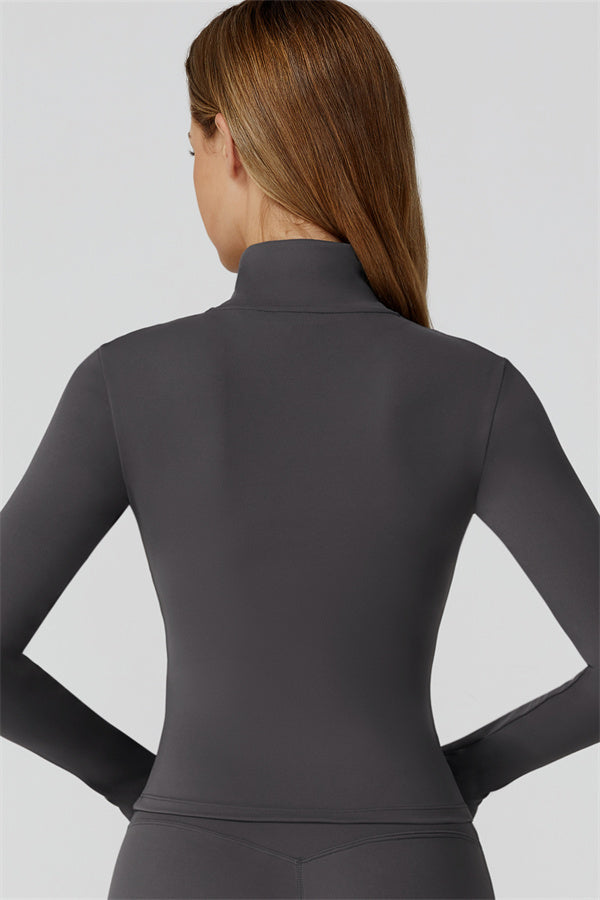 The Venus Zip Longsleeve Top