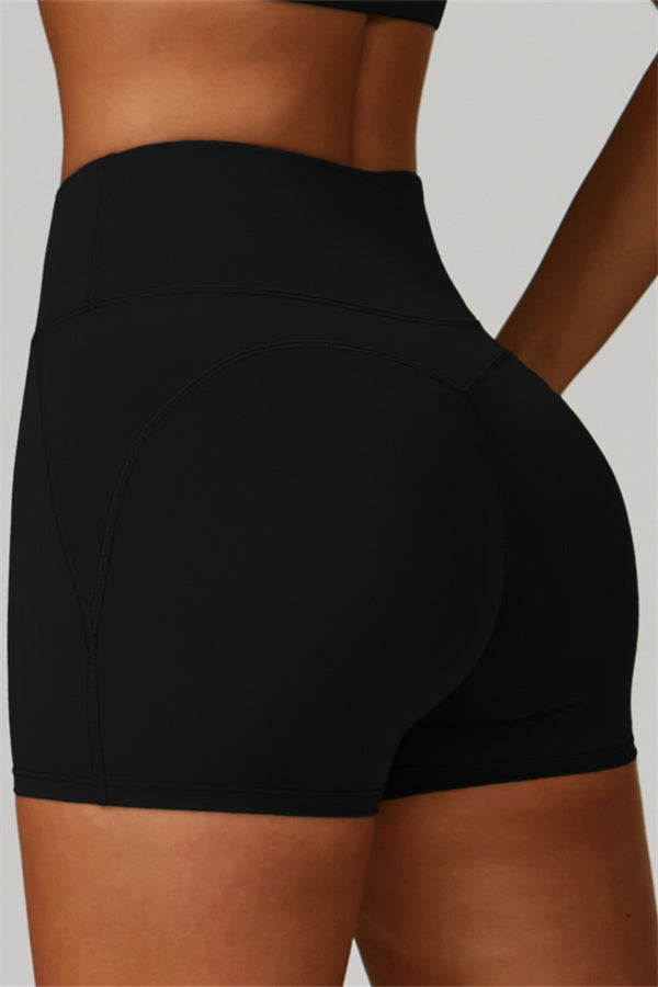 The Bold Cross Back Sports Bra Shorts 2-Piece Set