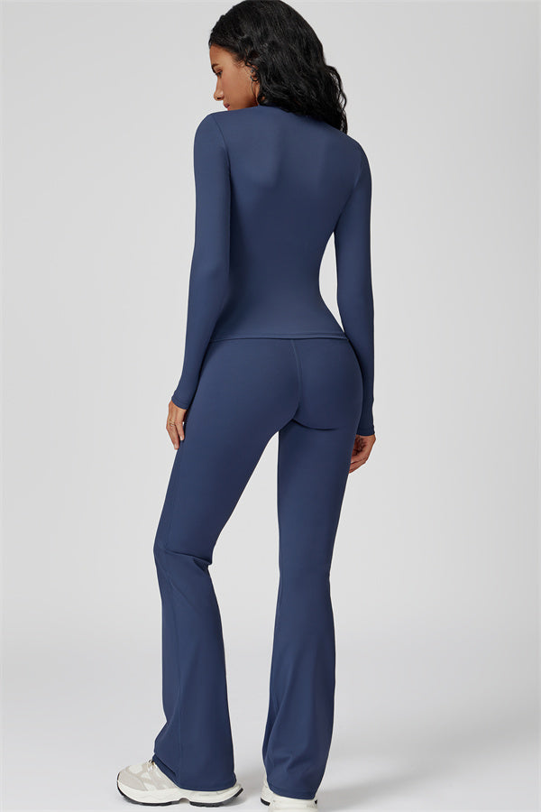 The Oasis Long Sleeve T-shirt Flared Leggings 2-Piece Set