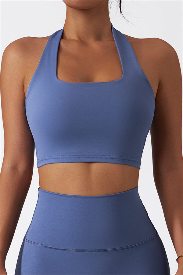 The Seraphine Halter Crop Top Kashmir