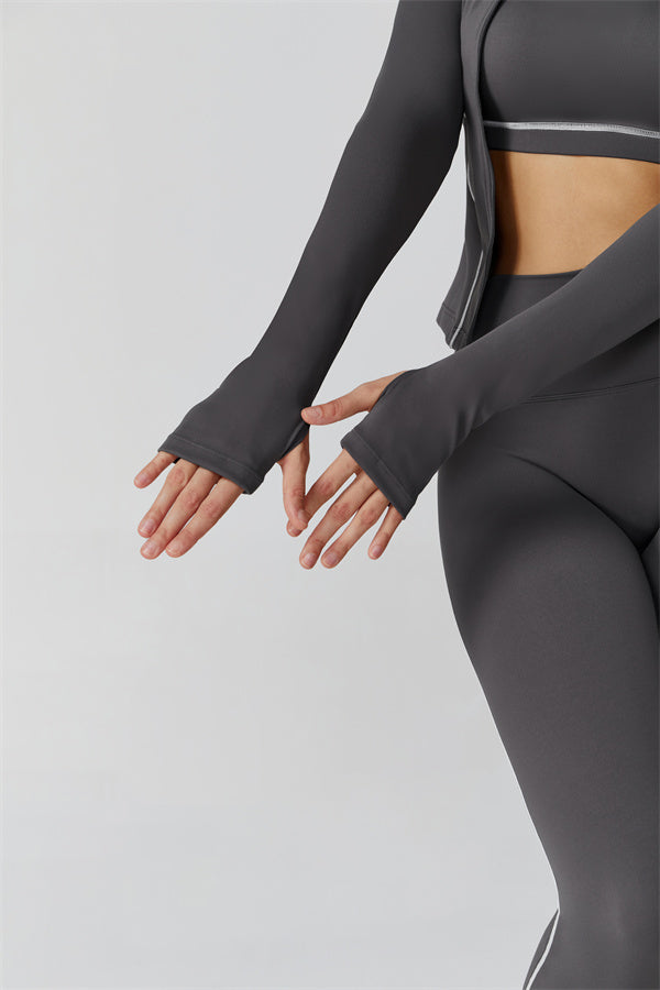 The Venus Zip Longsleeve Top