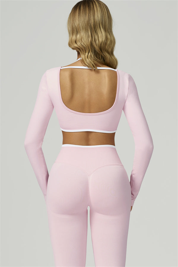 The Prime Line Long Sleeve Crop Top