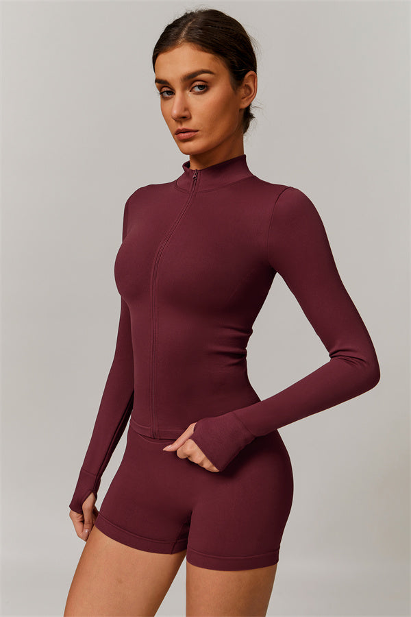 The Nova Luxe Jacket Shorts 2-Piece Set